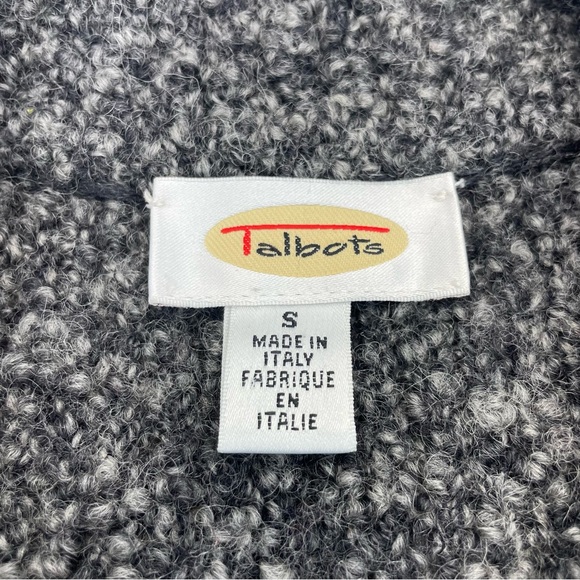 Talbots Wool Bouclé Jacket Small Gray - Picture 13 of 15